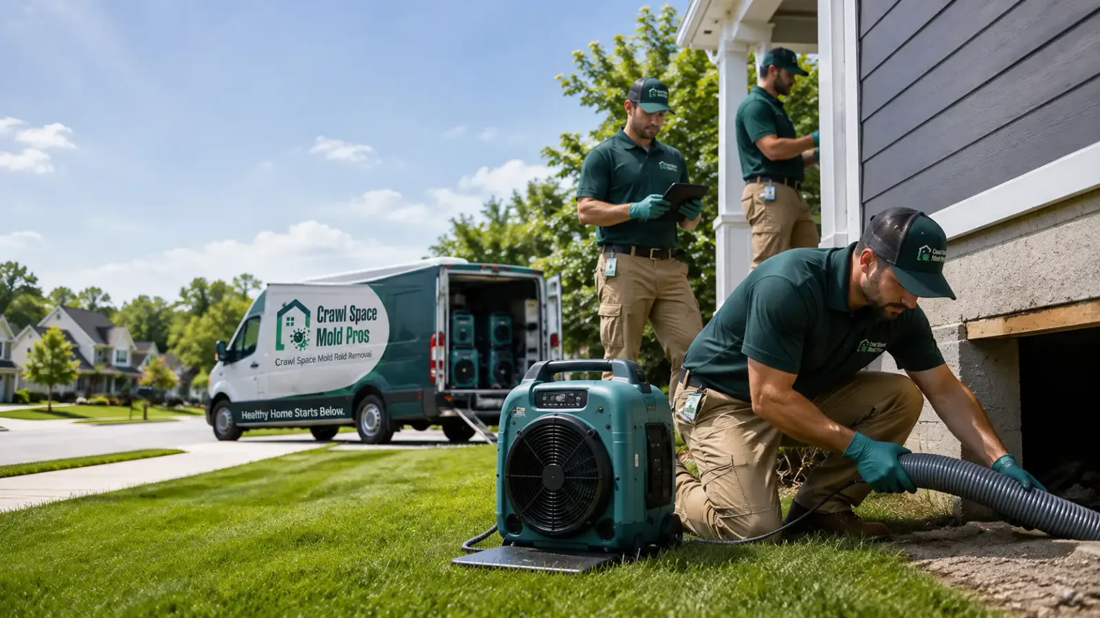 Crawl Space Mold Removal in Tewksbury, MA